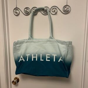 Athleta Teal Ombré Tote